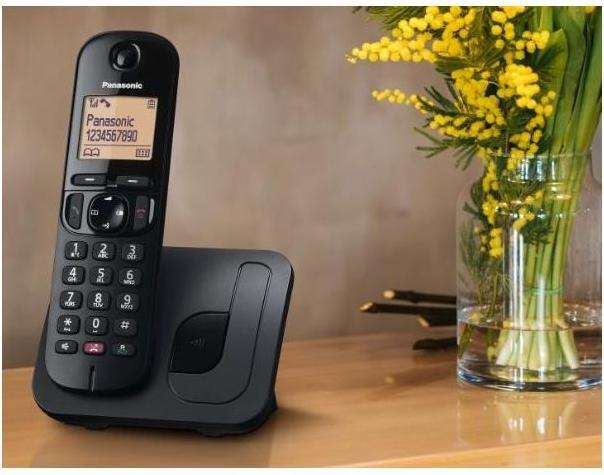 Image du produit Panasonic KX-TGC250JTB Téléphone numérique sans fil pour les personnes âgées