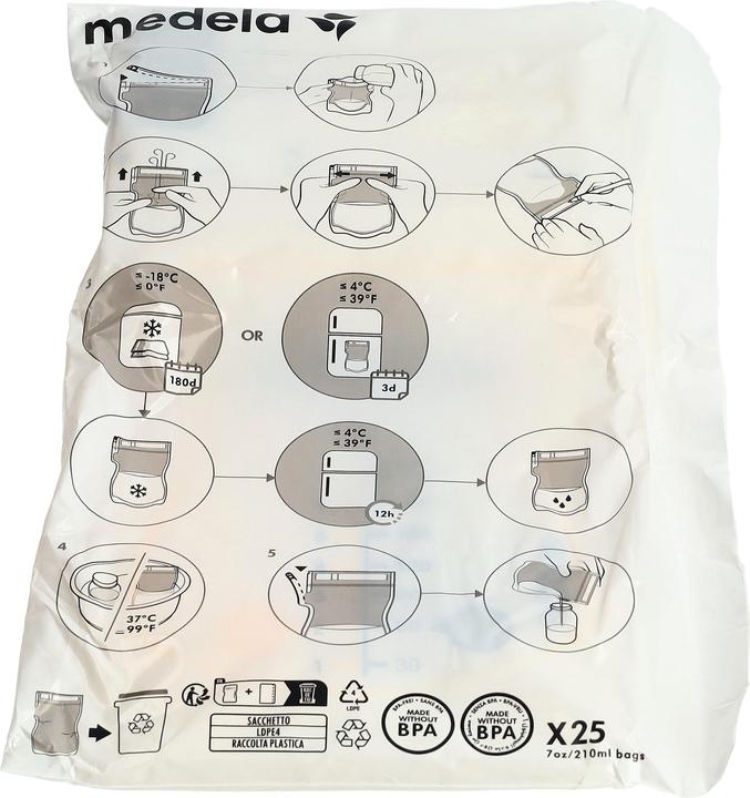 Image du produit Medela Sachet de lait maternel Easy Pour x25