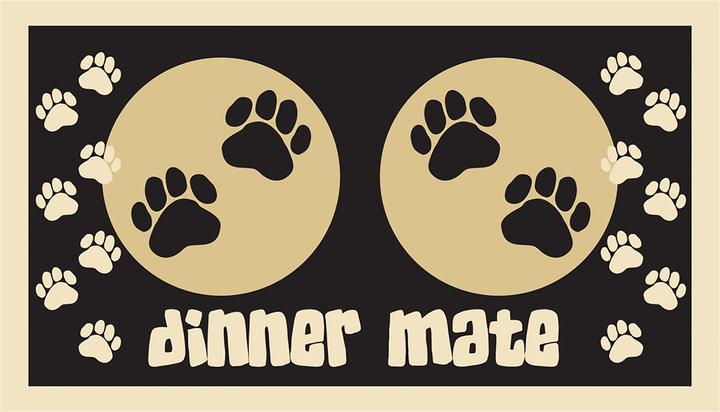 Actual product image Pet Rebellion Bowl Mat 40x60cm