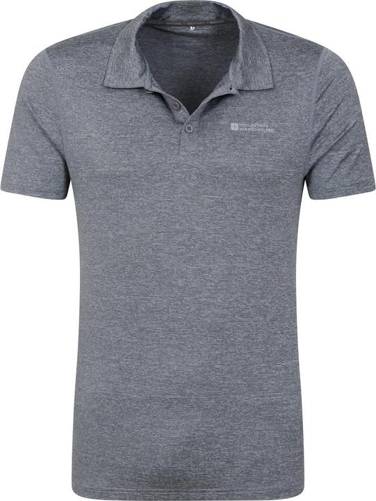 Actual product image Mountain Warehouse Mens Agra Stripe Polo Shirt (XXS)