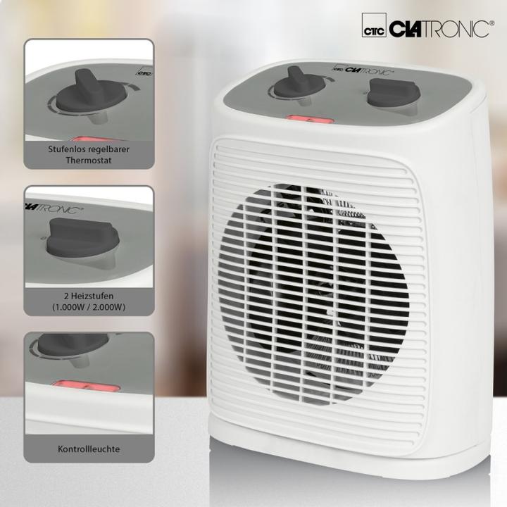 Produktbild Clatronic HL 3762 Indoor, Elektrischer Raumheizlüfter (2000 W)