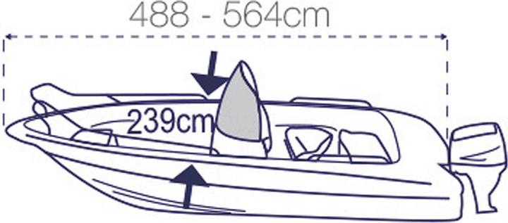 Actual product image Compass Boat cover 600D