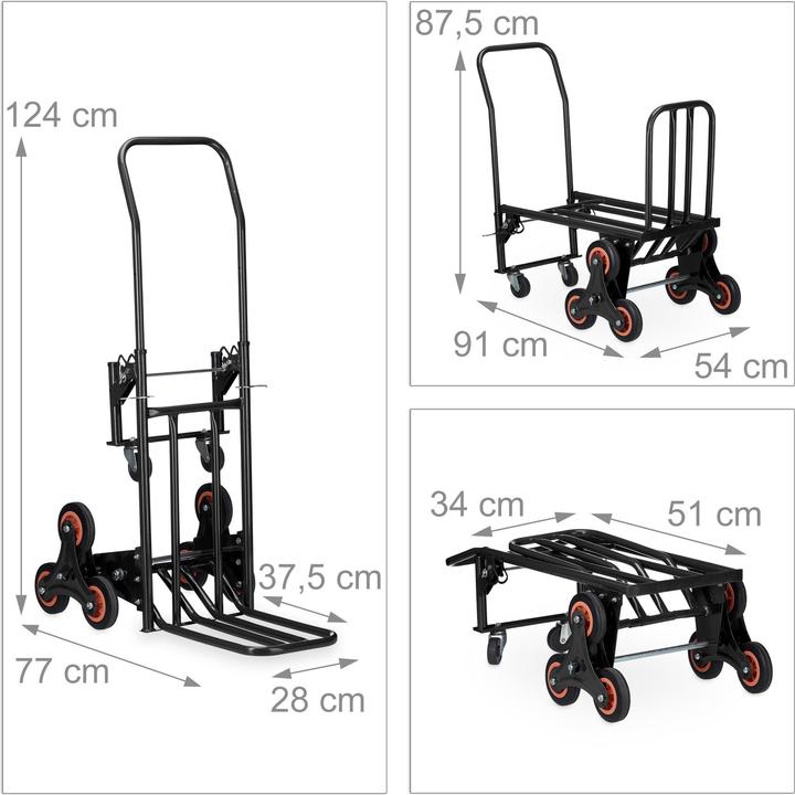 Produktbild Relaxdays Sackkarre (150 kg)