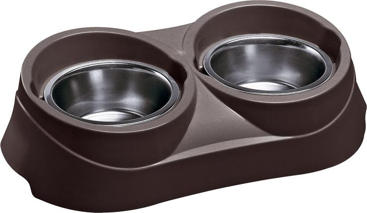 Actual product image Ferplast Double bowl stand Duo Feed 5 plastic (1.70 l)