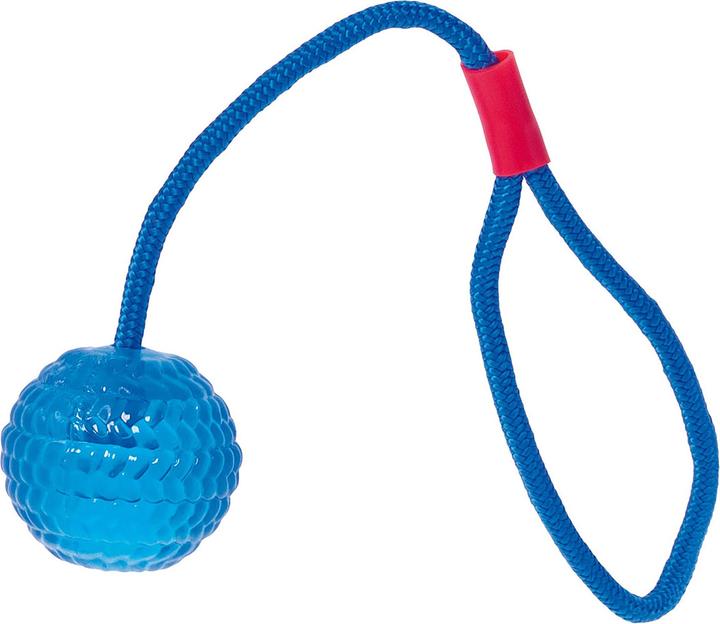 Produktbild Swisspet Ball mit Wurfseil, ø7cm (Ballspielzeug Hund)