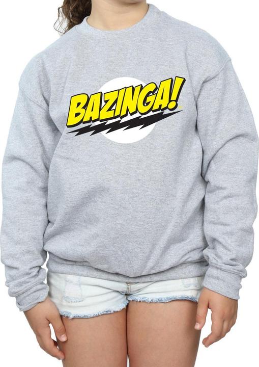 Actual product image Dam Girls Sheldon Bazinga Sweatshirt (140, 146)