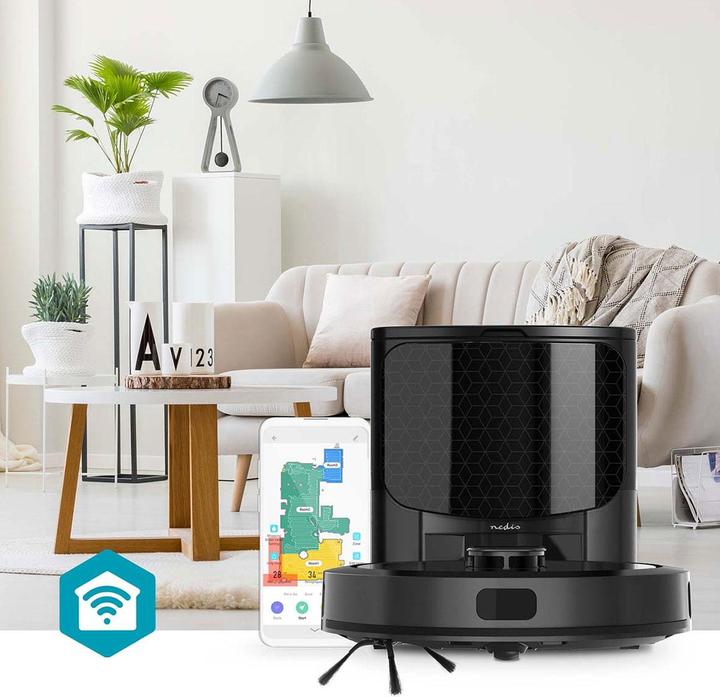 Actual product image Nedis SmartLife Robot Vacuum Cleaner Laser navigation | Wi-Fi | Collection container capacity: 0.6 l | Au (Vacuum mopping robot)