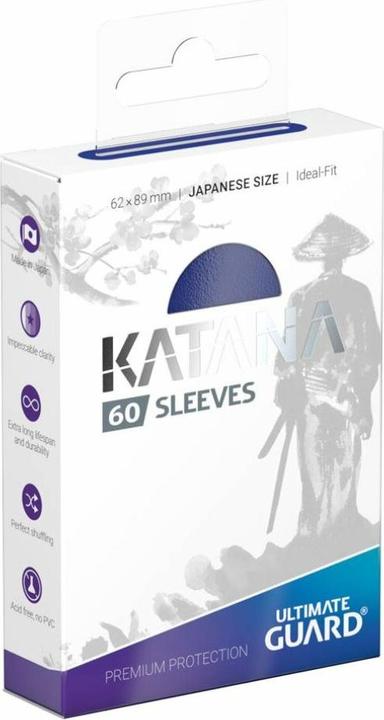 Ultimate Guard Carta manica Katana Maniche giapponese Dimensione Blu 60