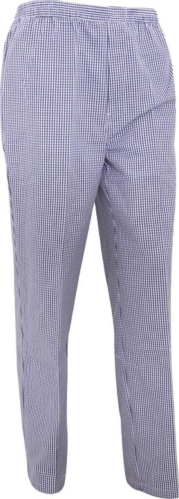 Navy blue, White chequered
