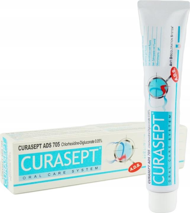 Actual product image Curasept ADS 705 Toothpaste 0.05 % (75 ml)