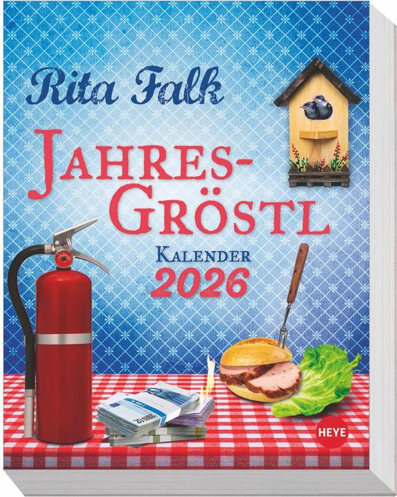 Heye Rita Falk Jahres-Gröstl Tagesabreisskalender 2026 (Deutsch)