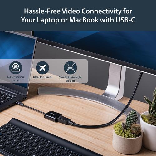 Actual product image StarTech Display Port Adapter USB-C (DP, 18 cm)