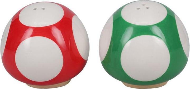 Immagine prodotto Paladone Products Nintendo - Super Mario - Salière e poivrière in céramique Champignons (Sale, Pepe)