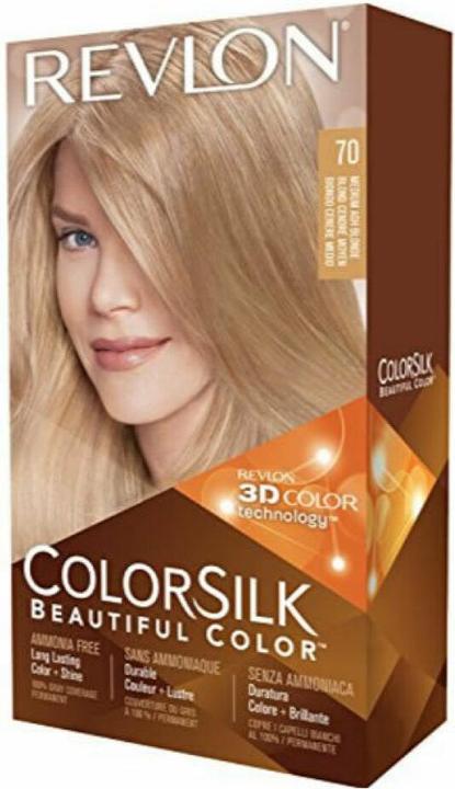 Revlon Professional COLORSILK tinte #70-rubio medio ceniza (70)