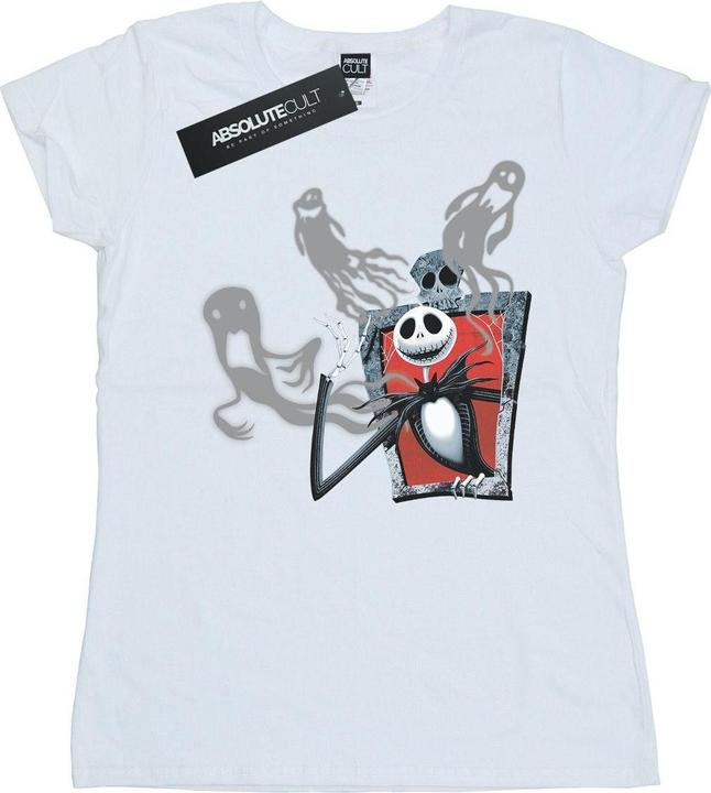 Actual product image Disney Womens/Ladies Nightmare Before Christmas Ghosts Of Jack Cotton T-Shirt (M)