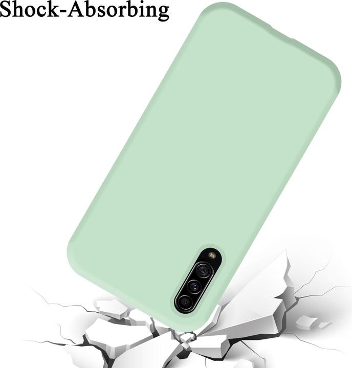 Produktbild Cadorabo TPU Liquid Silicone Case Hülle für Samsung Galaxy A90 5G (Samsung Galaxy A90 5G)