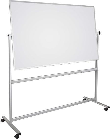 Image du produit Naga Appareil mobile et vendable tableau blanc 120 × 90 cm magnetisk med aluminiumsstel og ramme inkl