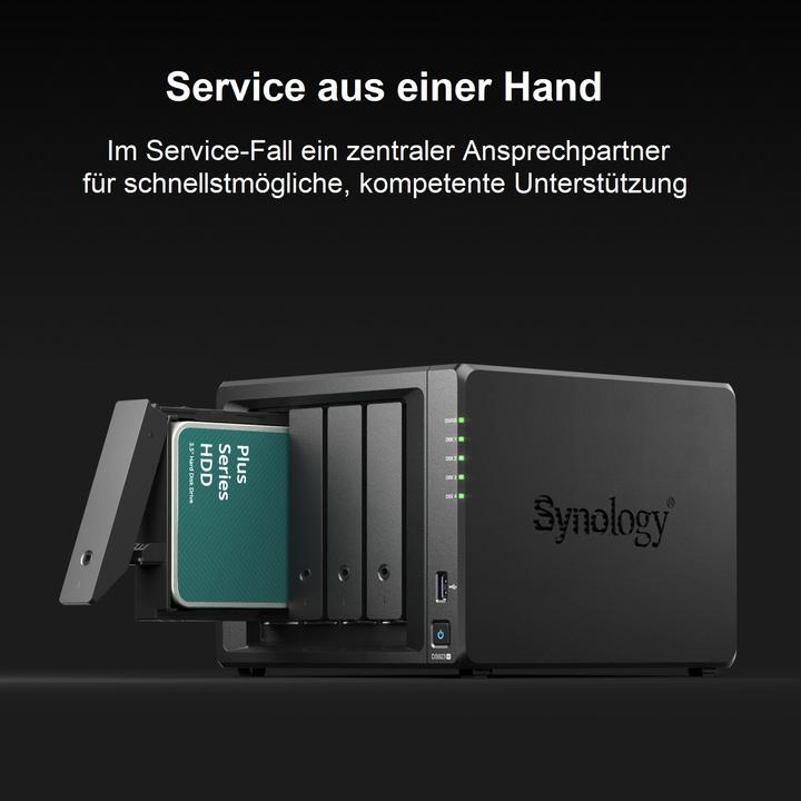 Actual product image Synology DS223 (2 x 16 TB, Synology HAT 33xx)