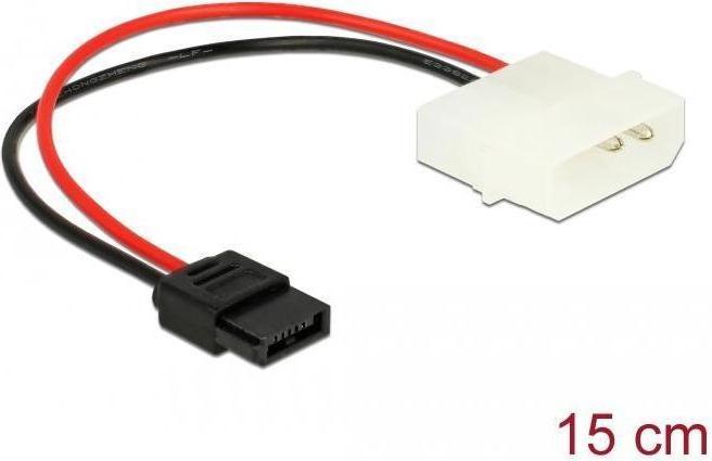 Image du produit Delock Alimentation Slimline SATA puissance (R) à alimentation interne, 4 pôles (S)