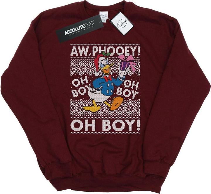 Immagine prodotto Disney Donald Duck Christmas Fair Isle Felpa Uomo (XL)