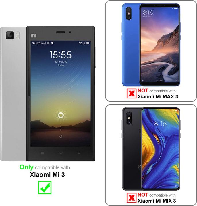 Image du produit Cadorabo Verre de protection d'écran (1 pièce(s), Mi3)