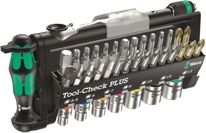 Wera Tool-Check PLUS (Innensechsrund TX M10, Innensechsrund TX M15, Innensechsrund TX M30, Kreuz Phillips PH M1, Kreuz Phillips PH M2, Innensechsrund TX M25, Kreuz Pozidriv PZ M1, Kreuz Pozidriv PZ M2, Kreuz Phillips PH M3, Kreuz Pozidriv PZ M3, Innensechsrund TX M20, Innensechsrund TX M40)