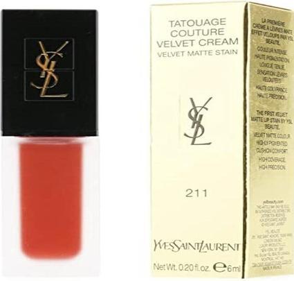 Actual product image Yves Saint Laurent Tatouage Couture Velvet Cream Chili Incitement 211 (No. 211 - Chilli Incitement)
