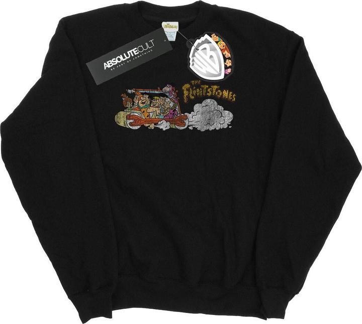 Produktbild The Flintstones Family Car Distressed Sweatshirt (M)