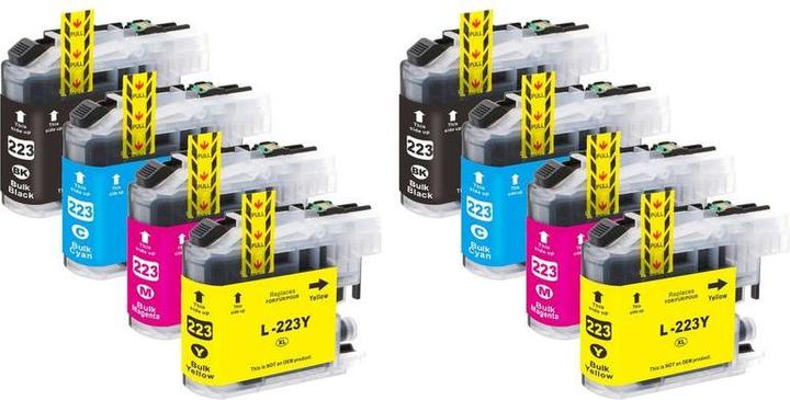 Actual product image Hermex Compatible Brother MFC-J480DW Replacement Ink Cartridges (M, C, Y, FC)