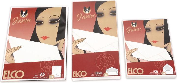 Image du produit Elco James Velin (A5, Blanc, Couverture souple)
