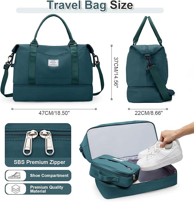 Immagine prodotto Only-Bags.Store 3 pezzi in viaggio con una borsa a mano grande, una borsa sportiva e un bagaglio impermeabile