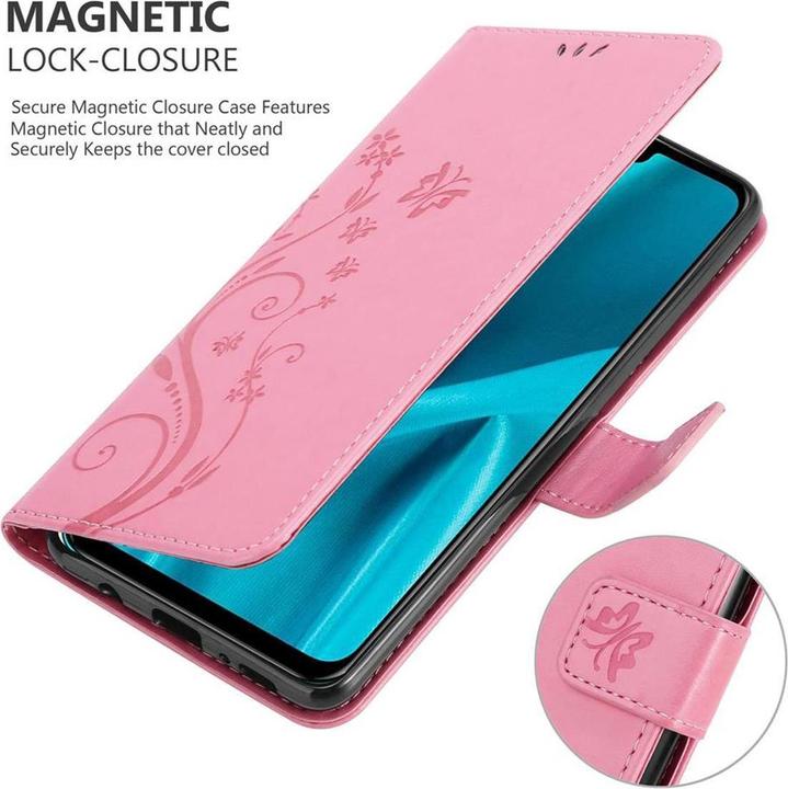 Actual product image Cadorabo Flower Book Cover (Huawei Y9 (2019))