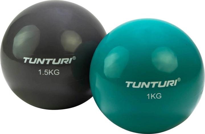 Produktbild Tunturi Yoga und Pilates Toning Ball Anthrazit (1.50 kg, 130 mm)