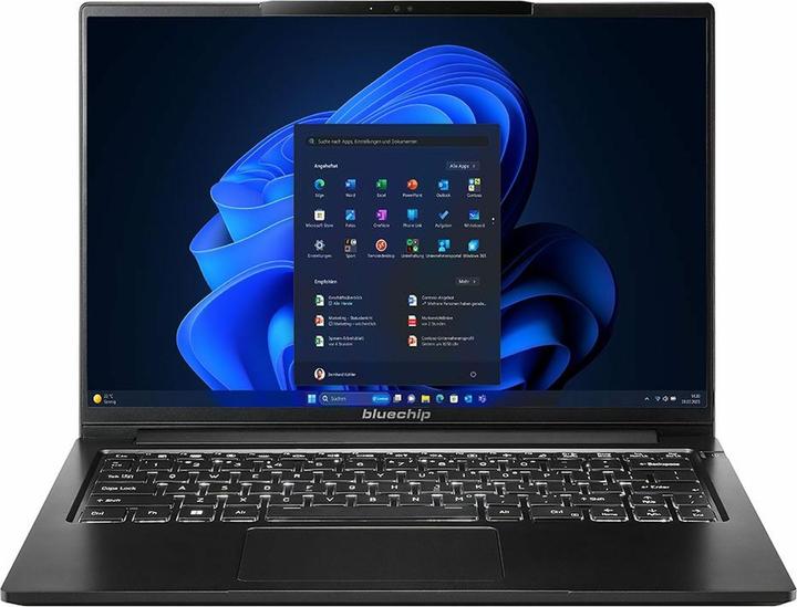 Productafbeelding Bluechip TRAVELline 14W4 *EDU* Intel® Core™ Ultra 7 Prozessor 155U / bis zu 4.80 GHz, Windows 11 Pro, 14" non (14", Intel Core Ultra 7 155U, 16 GB, 500 GB, NL)