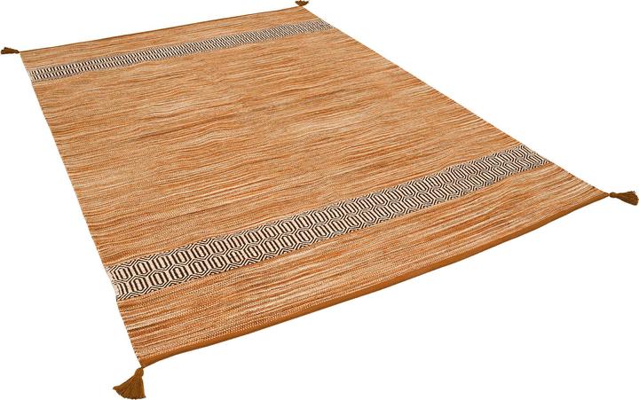 Actual product image Pergamon Natural cotton carpet kilim Tuscany (200 x 300 cm)