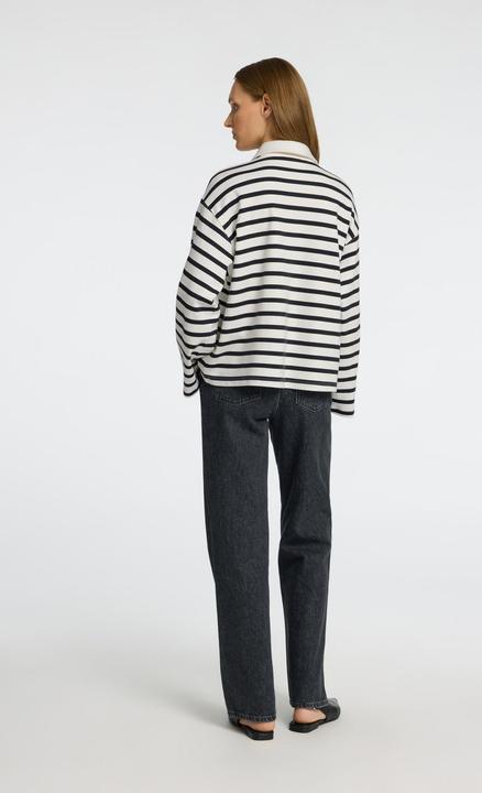 Produktbild Selected Femme Streifen Langarm-Poloshirt (XS)