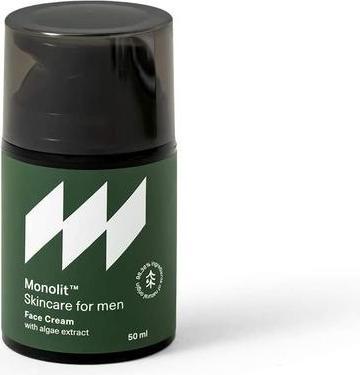 Actual product image Monolith MONOLIT Skincare For Men Face Cream krem do twarzy dla mężczyzn z wyciągiem z alg 50ml (50 ml, 24h cream)