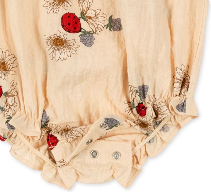 Actual product image Konges Slojd Vida with puff sleeves Ladybug (80)