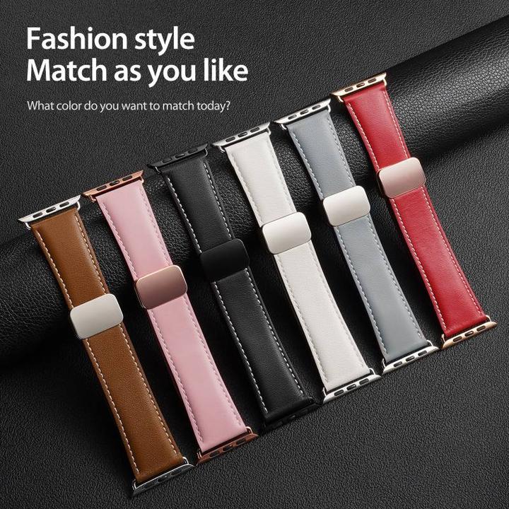 Actual product image Dux Ducis YA Strap (38 mm, 40 mm, 41 mm, Genuine leather)