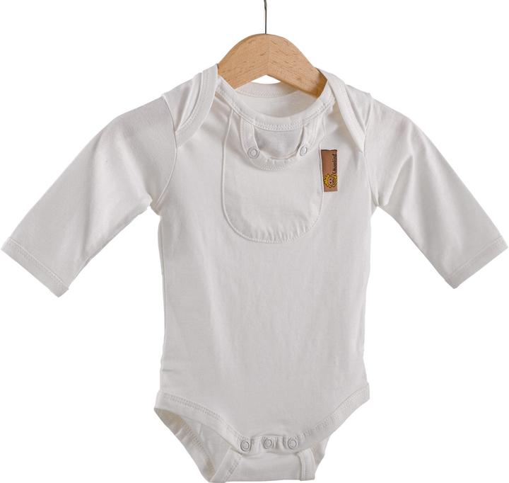 Produktbild Löwenkind Langarm-Body Weiss Gr. 74/80 (80)