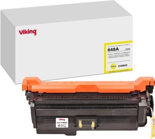 Image du produit Viking Cartouche de toner Compatible HP 648A CE262A Jaune (Y)