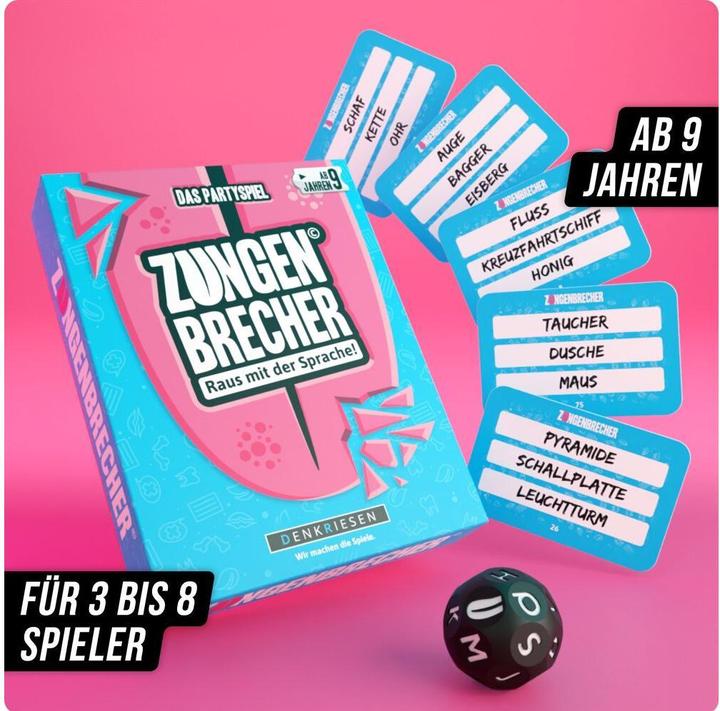 Productafbeelding Denkriesen Tong twisters - "uit met de taal" (Duits)