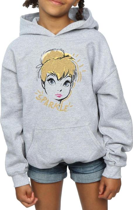 Actual product image Disney Girls Tinkerbell Sparkle Hoodie (152, 158)