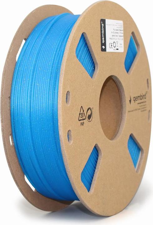 Image du produit Gembird Cassette de filaments PLA galaxy bobine étroite (PLA, 1.75 mm, 1000 g, Bleu)