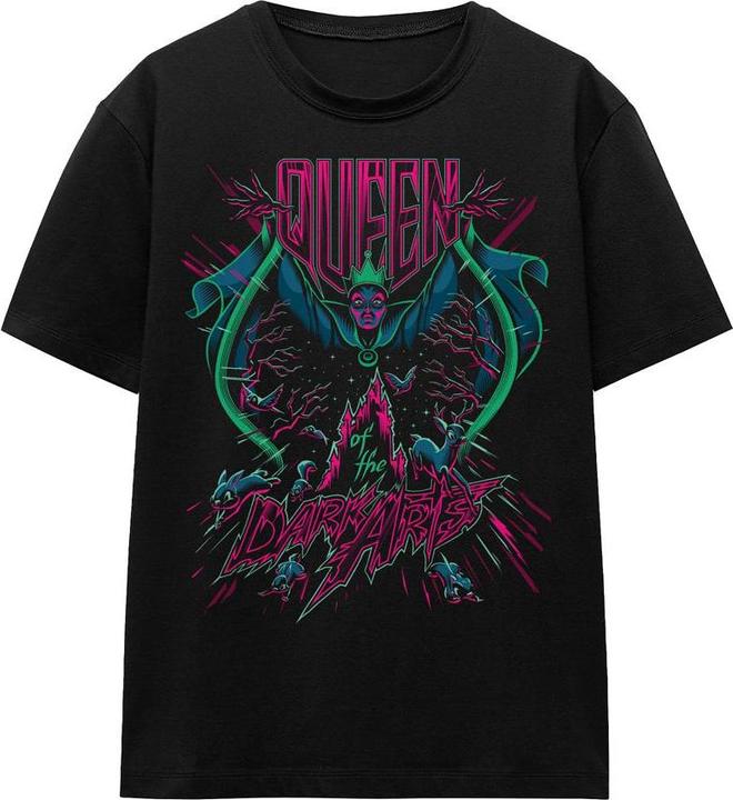 Actual product image Disney Villains Unisex Adult Queen Of The Dark Arts T-Shirt (L)