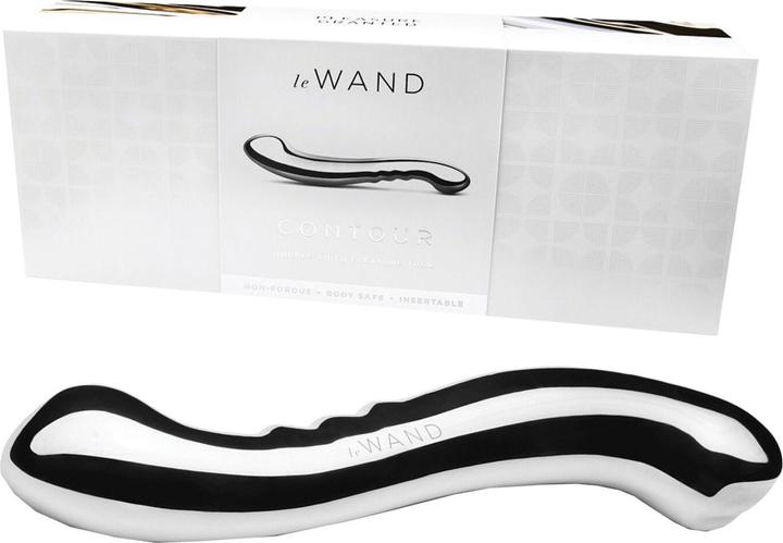 Actual product image Le Wand Contour stainless steel dildo
