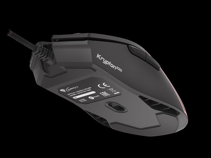 Actual product image Genesis Krypton 220 Mouse Right USB Type-A Optical 6400 DPI (Cable)