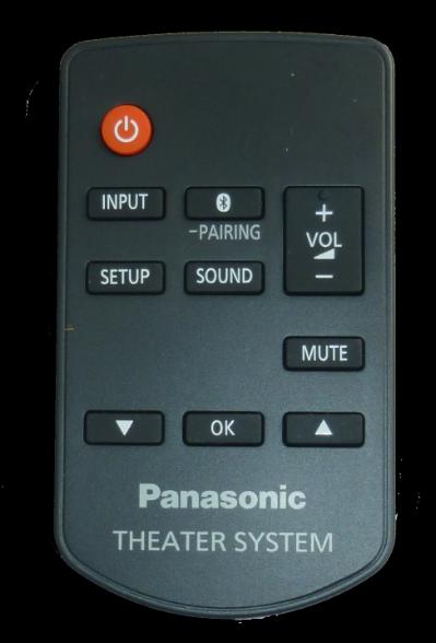 Produktbild Panasonic Remote Control zu SC-HTE80 (Gerätespezifische Fernbedienung)