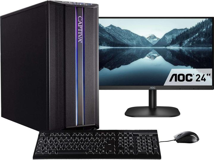Produktbild Captiva Advanced Gaming R69-356 TFT Bundle Ryzen 5 RTX 3060 (AMD Ryzen 5 5500, 32 GB, 500 GB, GeForce RTX 3060)