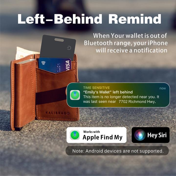 Immagine prodotto Reyke Slim Wallet Tracker Card mit Apple Find My (iOS) (Apple)
